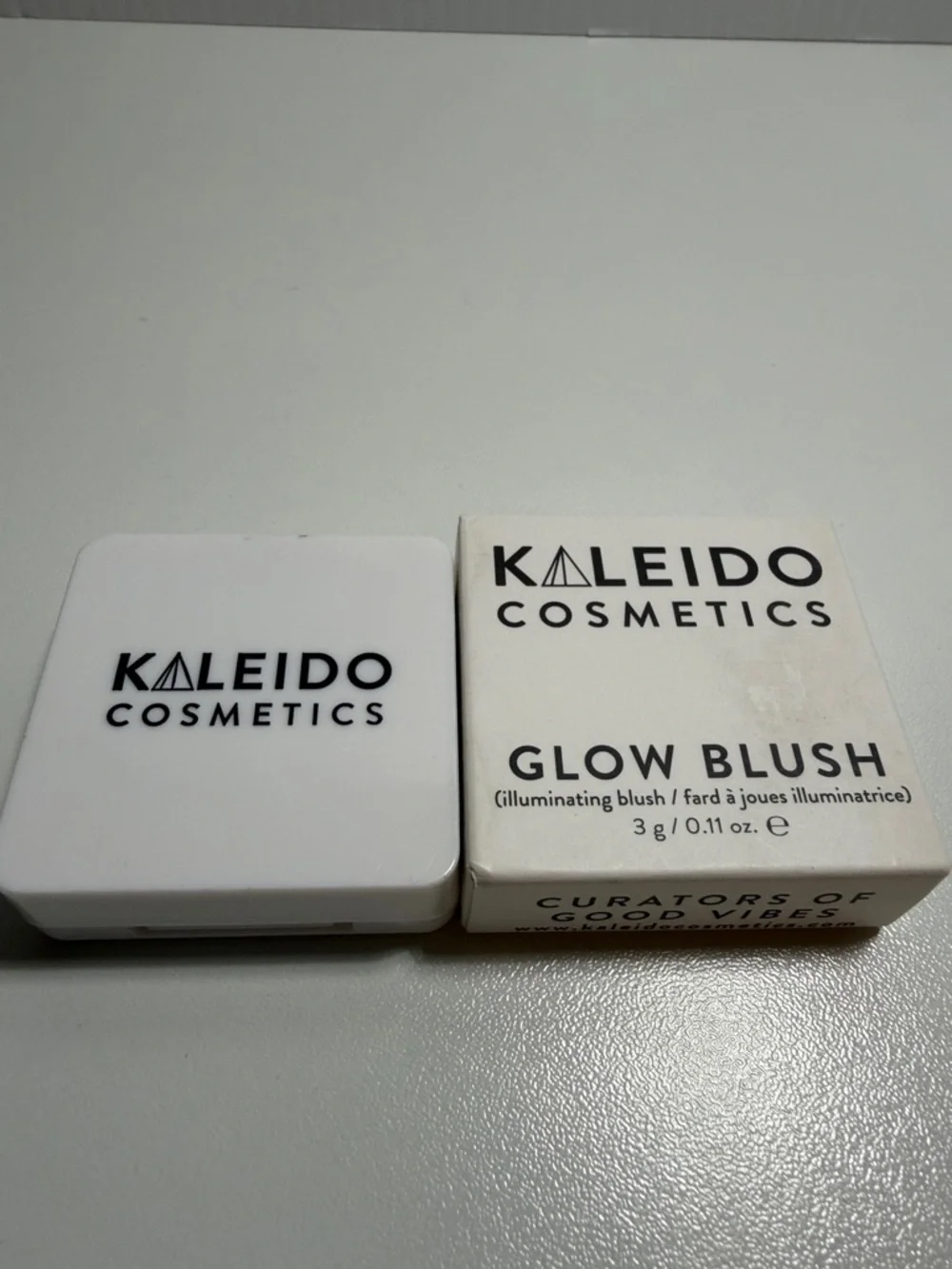 Kaleido cosmetics glow blush in cherry gold NEW